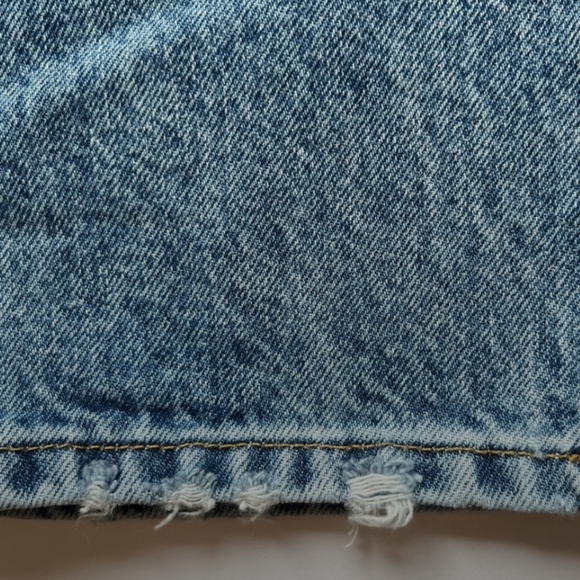 Zara Vintage Blue Washed Button Fly Straight - Picture 8 of 9